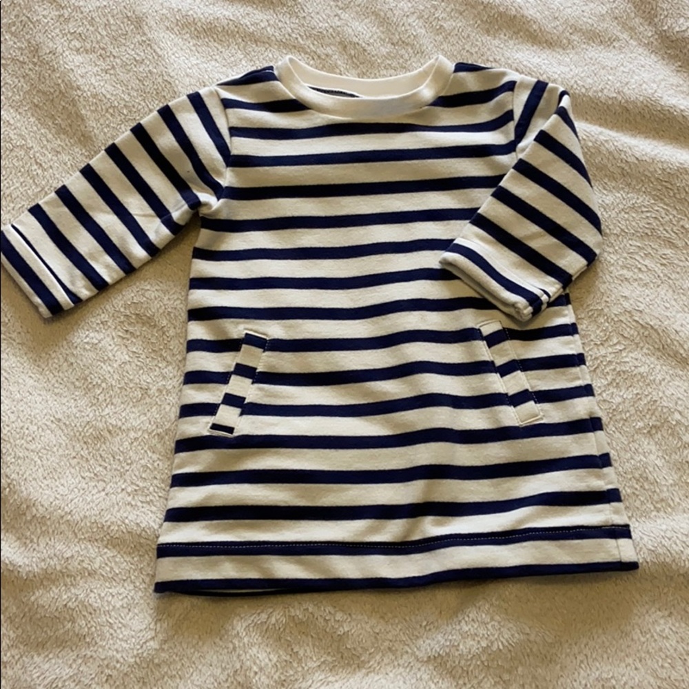 SALE 3/$12 Blue & White Striped Dress